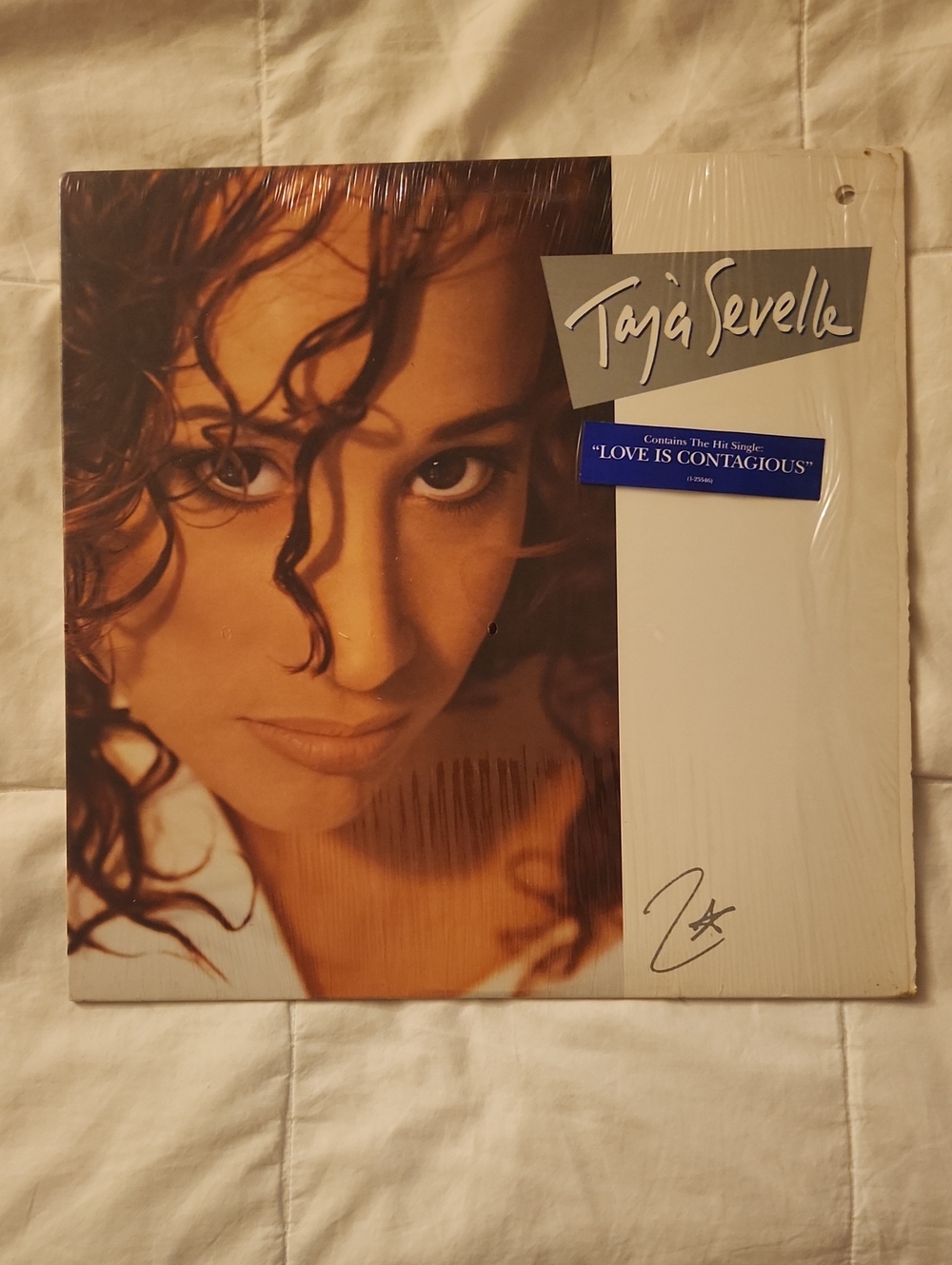 Taja Sevelle Vintage Vinyl Album -- 95% SEALED SIDE OPEN. NEVER PLAYED! NM
